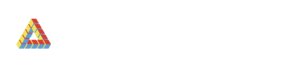 夢想一號魔術方塊學院logo白字中文透明底